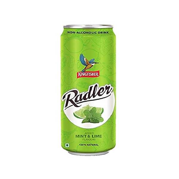 Kingfisher Radler Fizzy Mint & Lemon Malt Non-Alcoholic Can